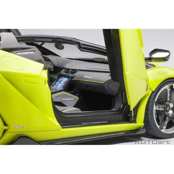 autoart - 1:18 lamborghini centenario roadster (verde scandal)