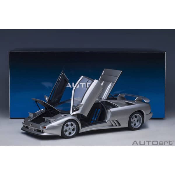 autoart - 1:18 lamborghini diablo se jota (titanio)