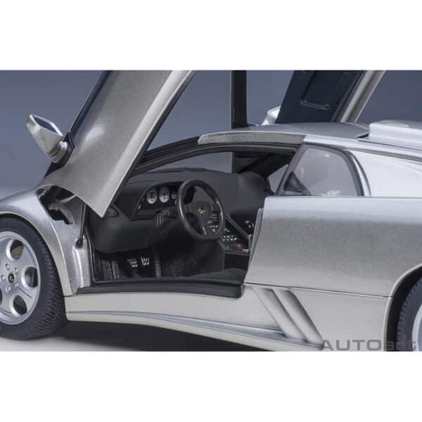 autoart - 1:18 lamborghini diablo se jota (titanio)