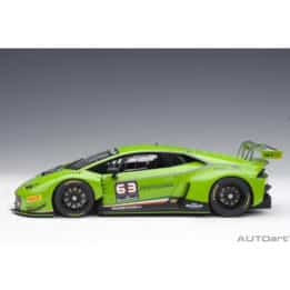 autoart - 1:18 lamborghini huracan gt3 presentation car (verde mantis) #63