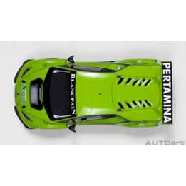 autoart - 1:18 lamborghini huracan gt3 presentation car (verde mantis) #63