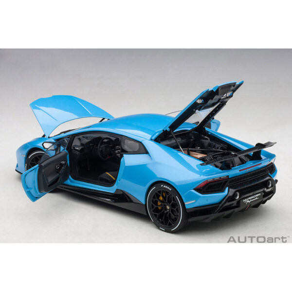 autoart - 1:18 lamborghini huracan performante (blu cepheus)