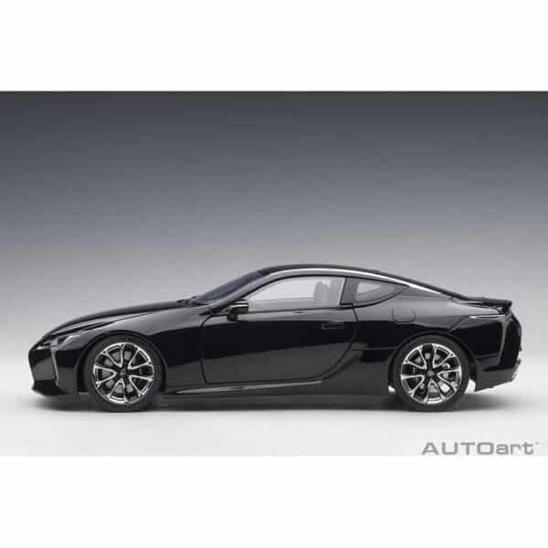 autoart - 1:18 lexus lc 500 (black/dark rose interior)