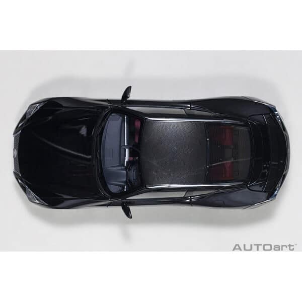autoart - 1:18 lexus lc 500 (black/dark rose interior)