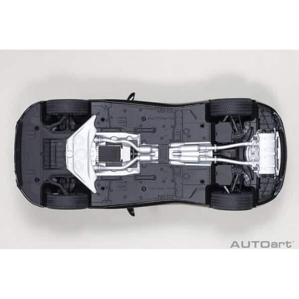 autoart - 1:18 lexus lc 500 (black/dark rose interior)
