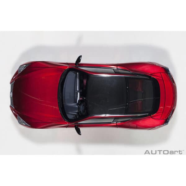 autoart - 1:18 lexus lc 500 (radiant red metallic/dark rose interior)