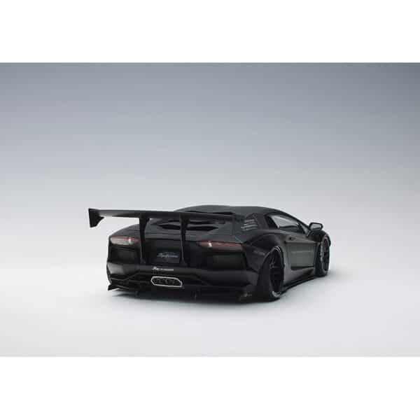 autoart - 1:18 liberty walk lb-works lamborghini aventador (matt black)
