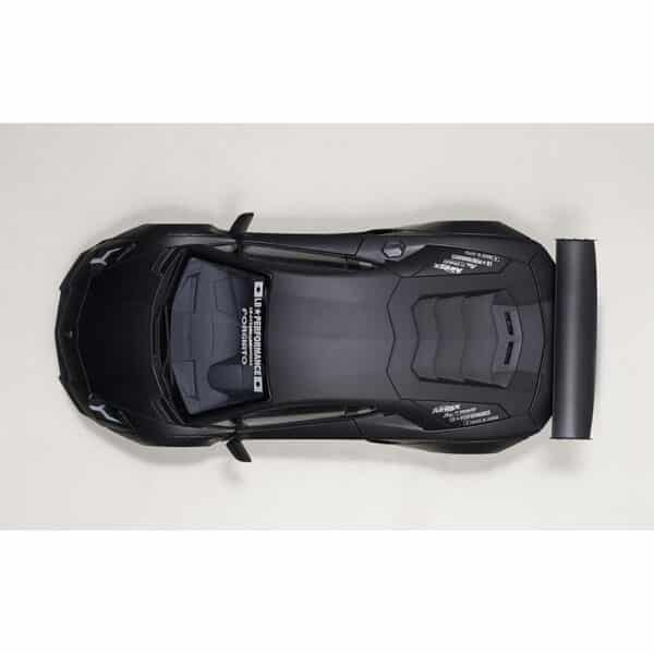 autoart - 1:18 liberty walk lb-works lamborghini aventador (matt black)