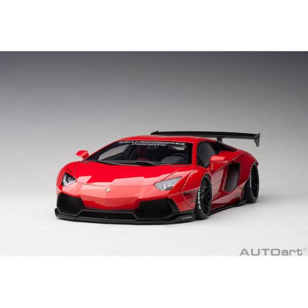 autoart - 1:18 liberty walk lb-works lamborghini aventador (red)