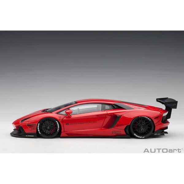 autoart - 1:18 liberty walk lb-works lamborghini aventador (red)