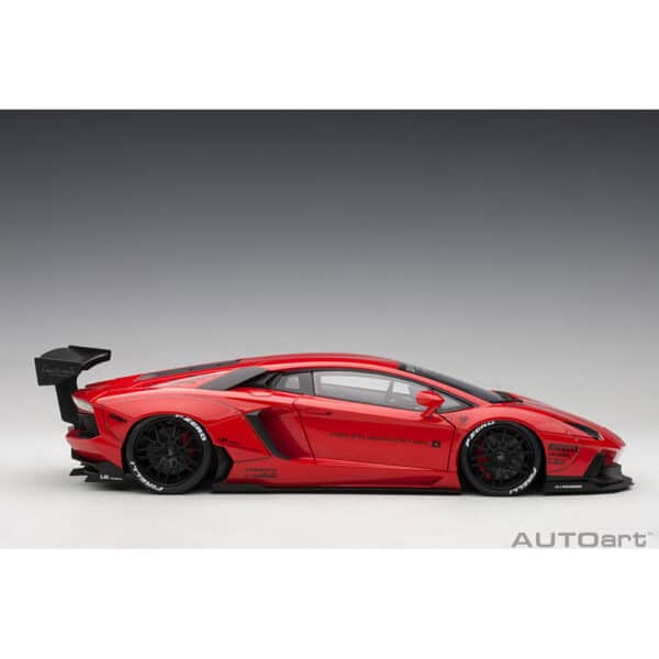 autoart - 1:18 liberty walk lb-works lamborghini aventador (red)
