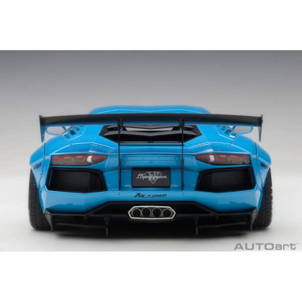 autoart - 1:18 liberty walk lb-works lamborghini aventador (sky blue metallic)