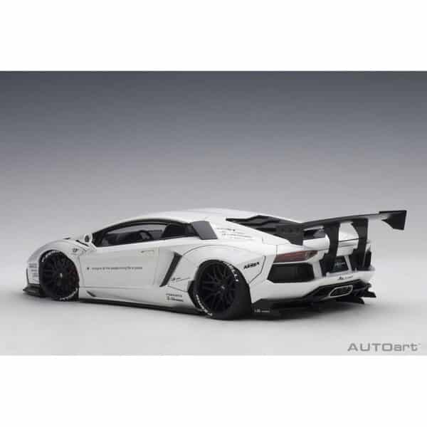 autoart - 1:18 liberty walk lb-works lamborghini aventador (white)