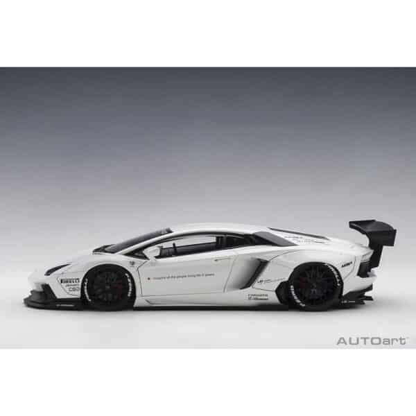 autoart - 1:18 liberty walk lb-works lamborghini aventador (white)