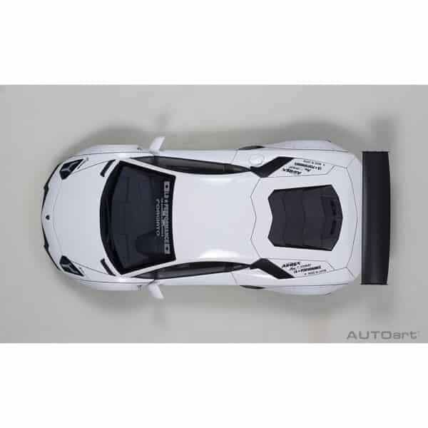 autoart - 1:18 liberty walk lb-works lamborghini aventador (white)
