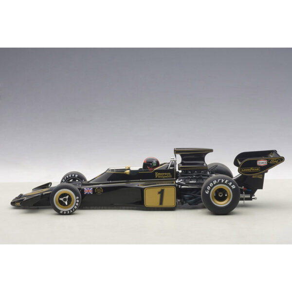 autoart - 1:18 lotus 72e 1973 #1 (con figurina del conducente)