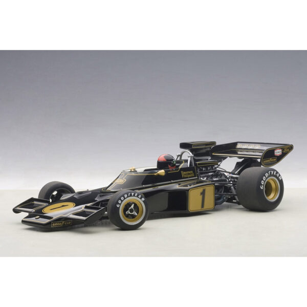 autoart - 1:18 lotus 72e 1973 #1 (con figurina del conducente)