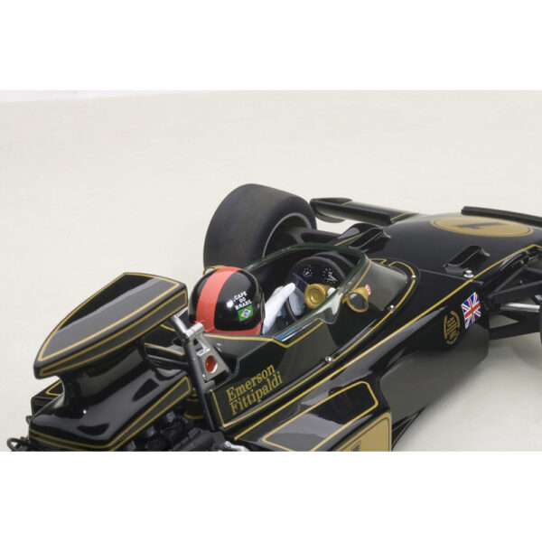 autoart - 1:18 lotus 72e 1973 #1 (con figurina del conducente)