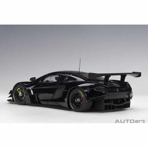 autoart - 1:18 mclaren 650s gt3 plain body version (black)