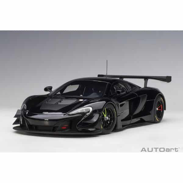 autoart - 1:18 mclaren 650s gt3 plain body version (black)