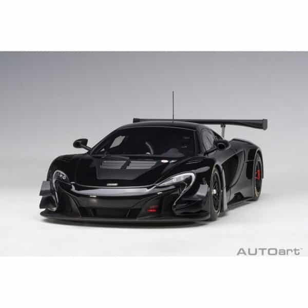 autoart - 1:18 mclaren 650s gt3 plain body version (black)