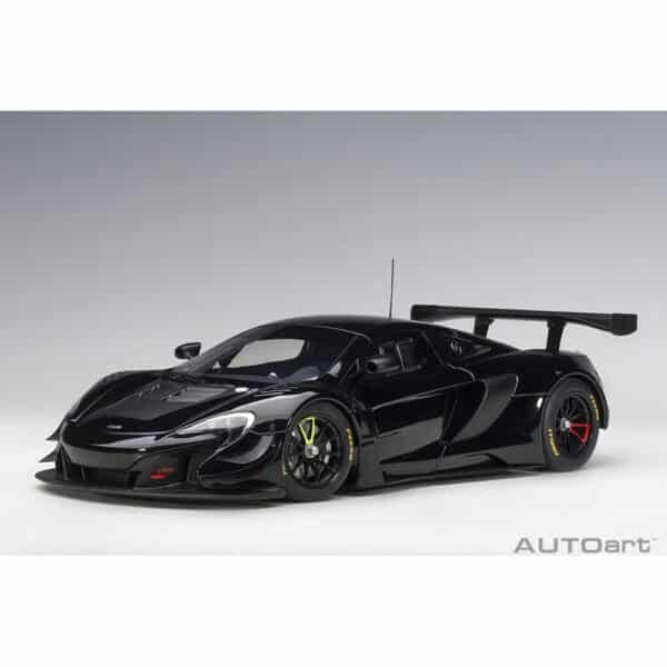 autoart - 1:18 mclaren 650s gt3 plain body version (black)