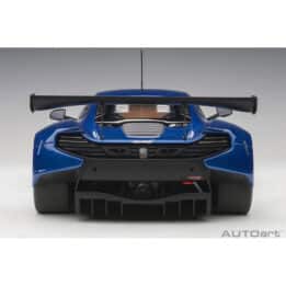 autoart - 1:18 mclaren 650s gt3 plain body version (blue metallic)