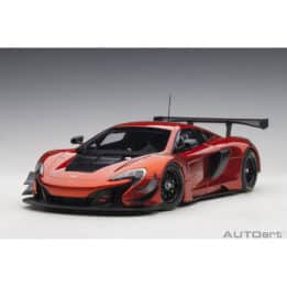 autoart - 1:18 mclaren 650s gt3 plain body version (volcano orange)