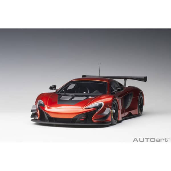 autoart - 1:18 mclaren 650s gt3 plain body version (volcano orange)