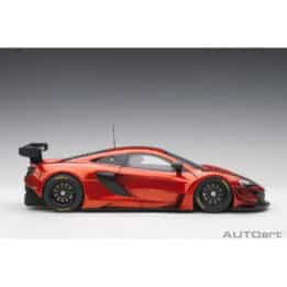 autoart - 1:18 mclaren 650s gt3 plain body version (volcano orange)