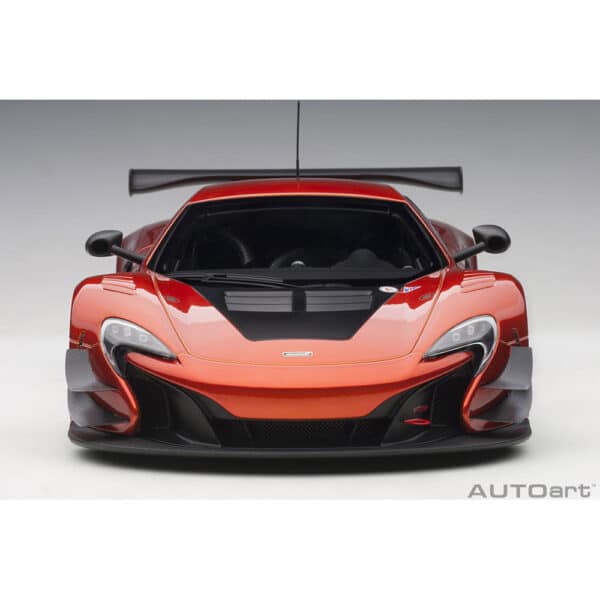 autoart - 1:18 mclaren 650s gt3 plain body version (volcano orange)