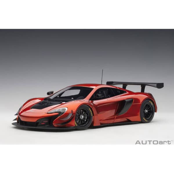 autoart - 1:18 mclaren 650s gt3 plain body version (volcano orange)