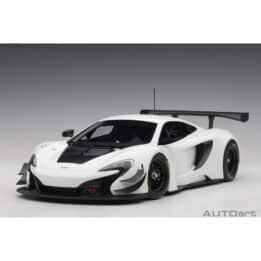 autoart - 1:18 mclaren 650s gt3 plain body version (white)