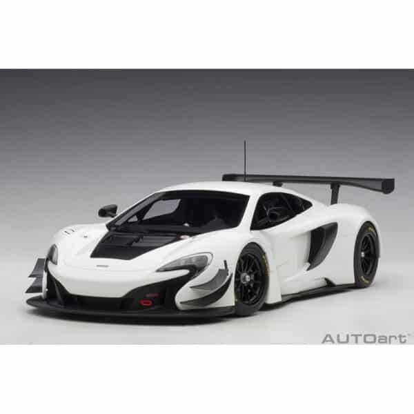autoart - 1:18 mclaren 650s gt3 plain body version (white)
