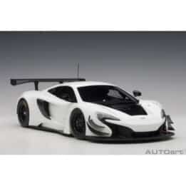 autoart - 1:18 mclaren 650s gt3 plain body version (white)