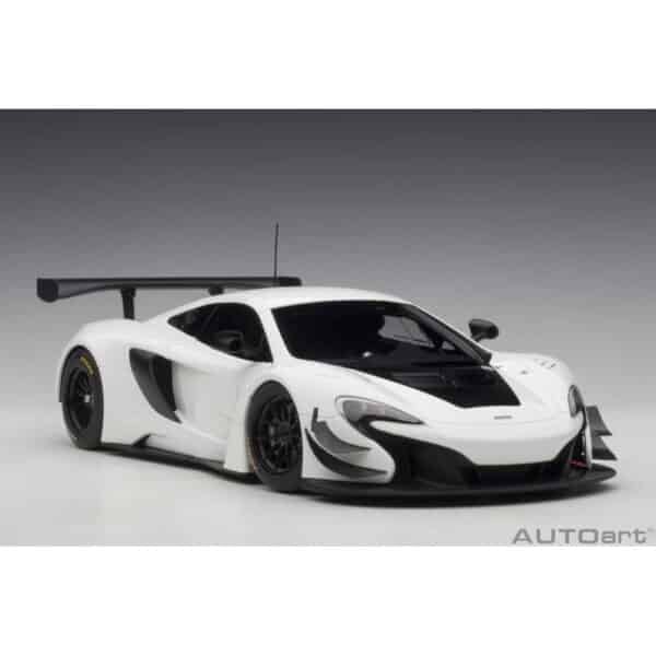 autoart - 1:18 mclaren 650s gt3 plain body version (white)