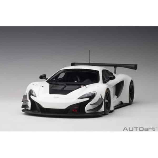 autoart - 1:18 mclaren 650s gt3 plain body version (white)