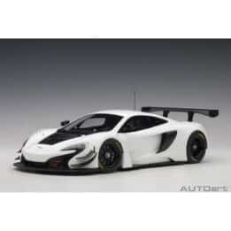 autoart - 1:18 mclaren 650s gt3 plain body version (white)