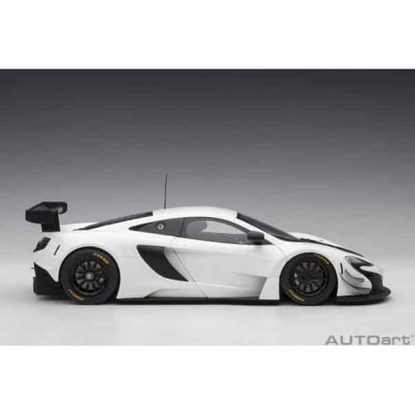 autoart - 1:18 mclaren 650s gt3 plain body version (white)