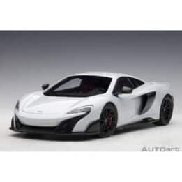 autoart - 1:18 mclaren 675lt (silica white)