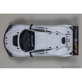 autoart - 1:18 mclaren 720s gt3 plain body version (white)