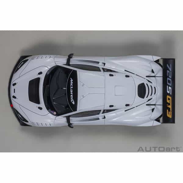 autoart - 1:18 mclaren 720s gt3 plain body version (white)