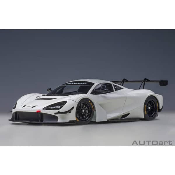 autoart - 1:18 mclaren 720s gt3 plain body version (white)
