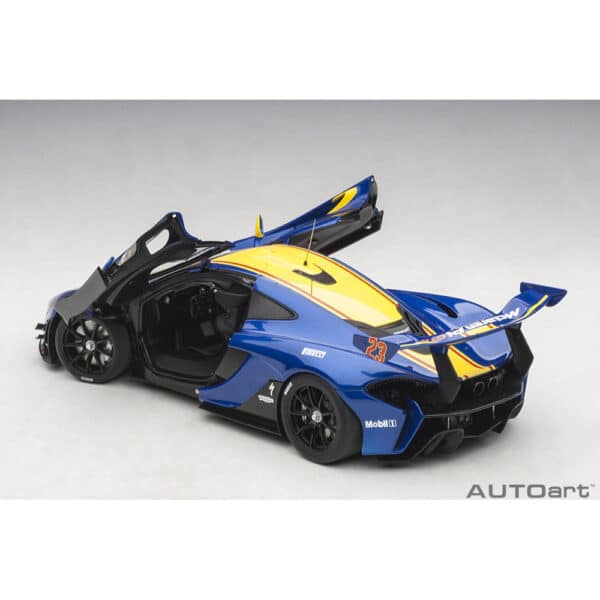 autoart - 1:18 mclaren p1 gtr (blue metallic)