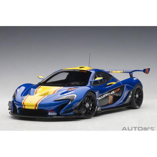 autoart - 1:18 mclaren p1 gtr (blue metallic)