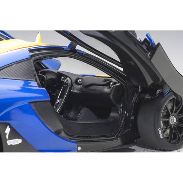 autoart - 1:18 mclaren p1 gtr (blue metallic)
