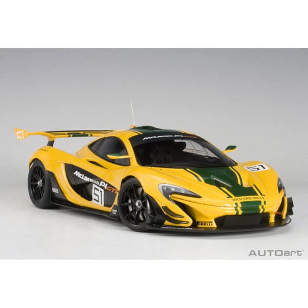 autoart - 1:18 mclaren p1 gtr (yellow)