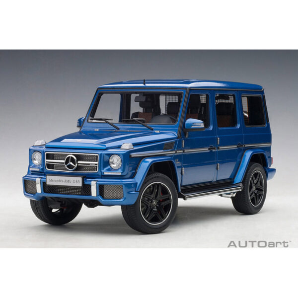 autoart - 1:18 mercedes-amg g63 2017 (designo mauritius blue)