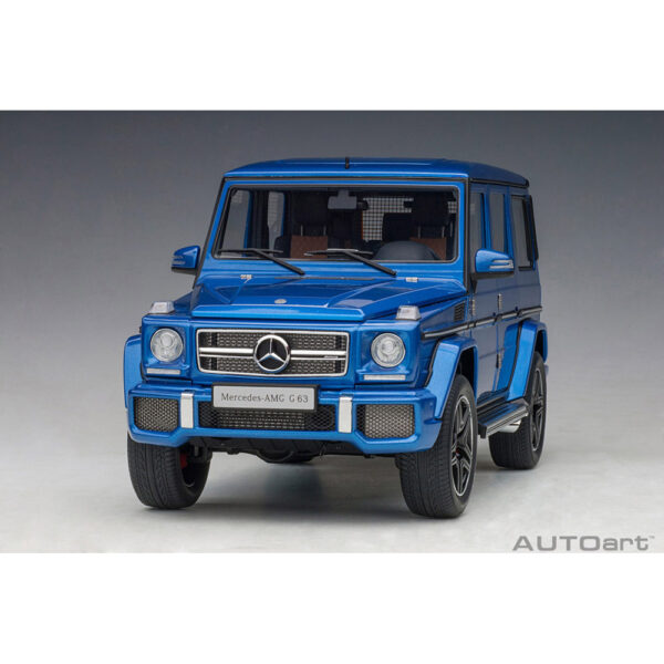 autoart - 1:18 mercedes-amg g63 2017 (designo mauritius blue)