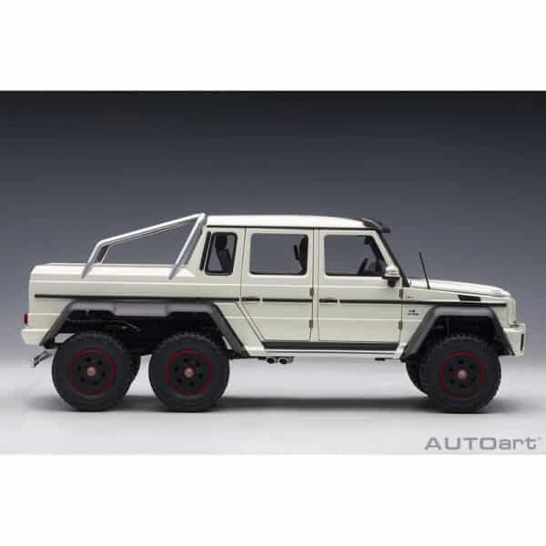 autoart - 1:18 mercedes-benz g63 amg 6x6 (designo diamond white)
